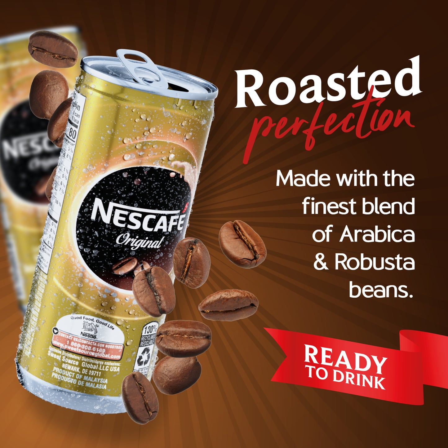 Nestle Nescafe Iced Coffee Drinks (Original Flavor)