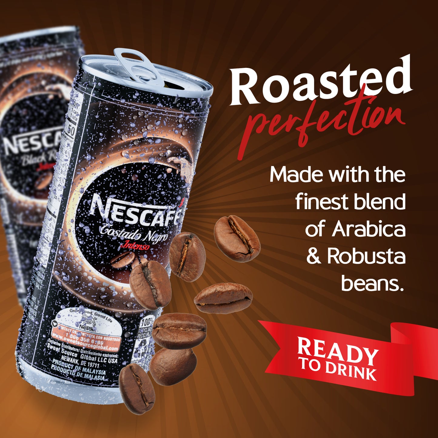 Nestle Nescafe Iced Coffee Drinks (Black Roast Flavor)