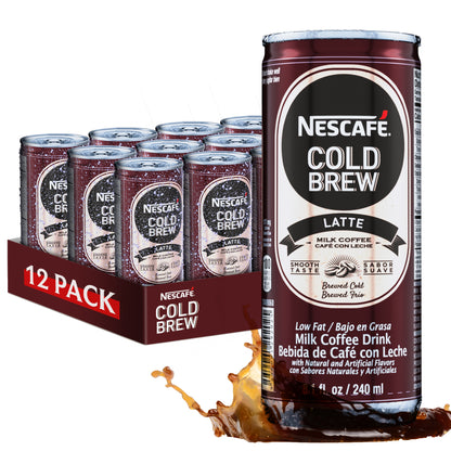 Nestle Nescafe Iced Coffee Drinks (Cold Brew Latte Flavor)