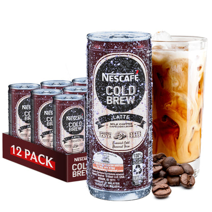 Nestle Nescafe Iced Coffee Drinks (Cold Brew Latte Flavor)