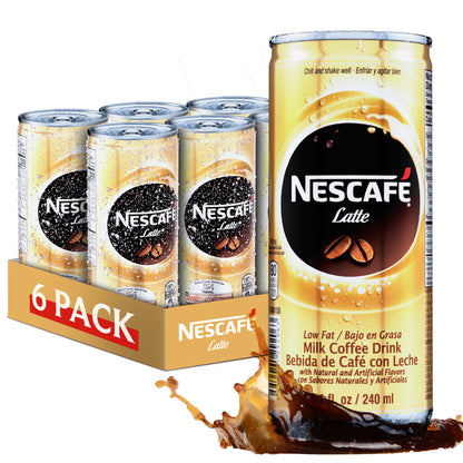 Nestle Nescafe Iced Coffee Drinks (Latte Flavor)