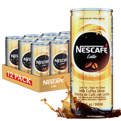 Nestle Nescafe Iced Coffee Drinks (Latte Flavor)