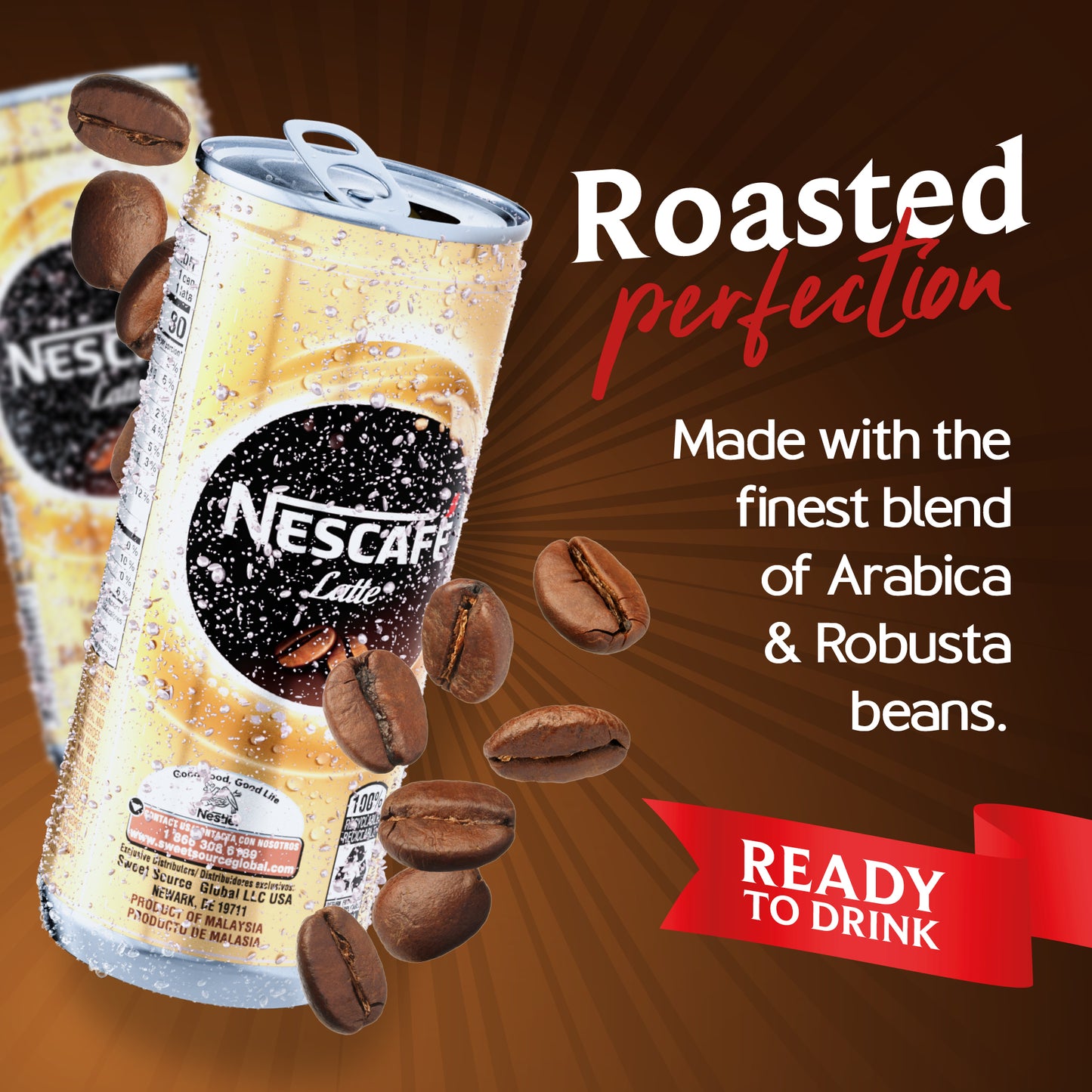 Nestle Nescafe Iced Coffee Drinks (Latte Flavor)