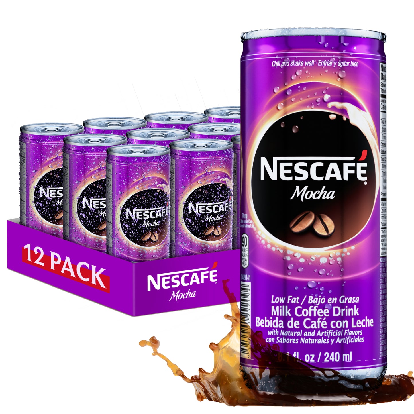 Nestle Nescafe Iced Coffee Drinks (Mocha Flavor)