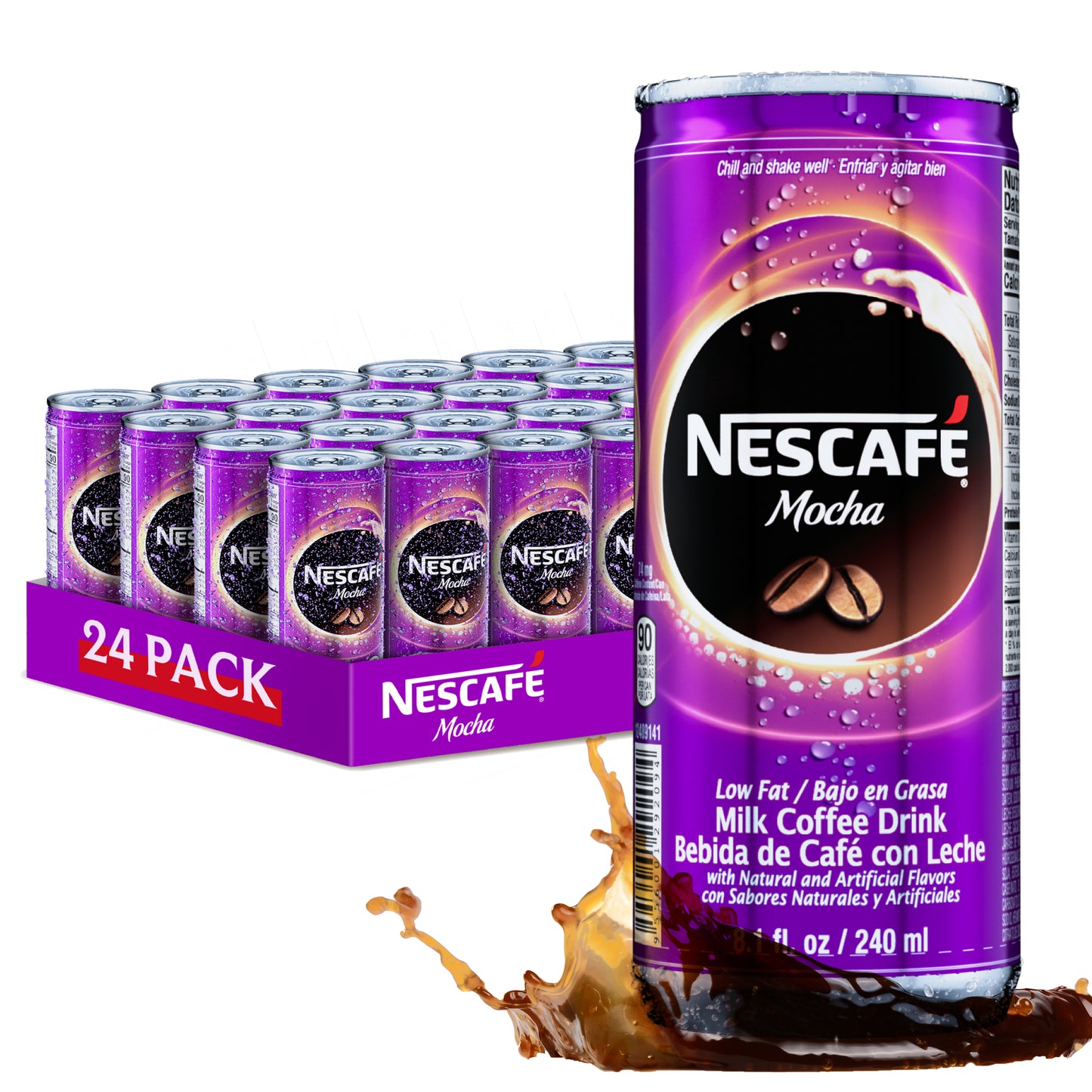 Nestle Nescafe Iced Coffee Drinks (Mocha Flavor)